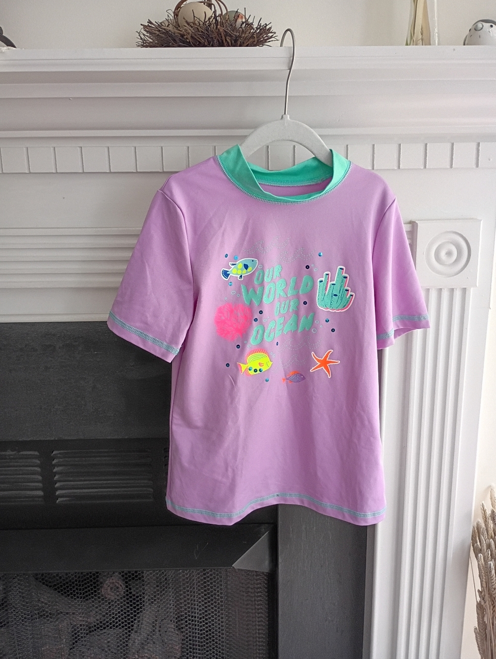 Cat & Jack M 7/8 Our World, Our Ocean Rashguard